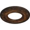 Ekena Millwork Andrea Ceiling Medallion (Fits Canopies up to 4 1/8"), Hnd-Painted Rust, 8 1/8"OD x 4 1/8"ID x 1/2"P CM08ADRUS - alternate 2